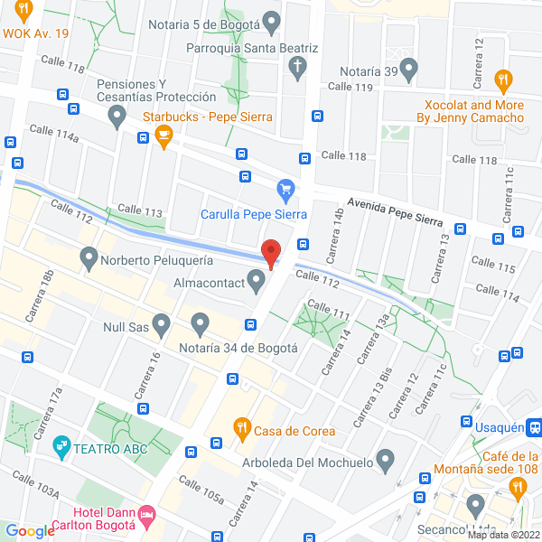 Mapa de Ospina Ortiz Inversiones S. En C.