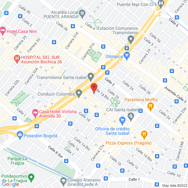 Mapa de Oxitrans S.A.S.