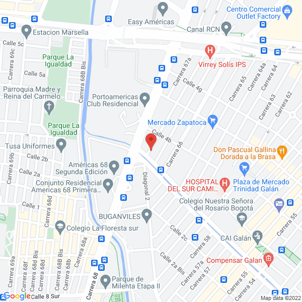 Mapa de Oxxoplast S.A.S.