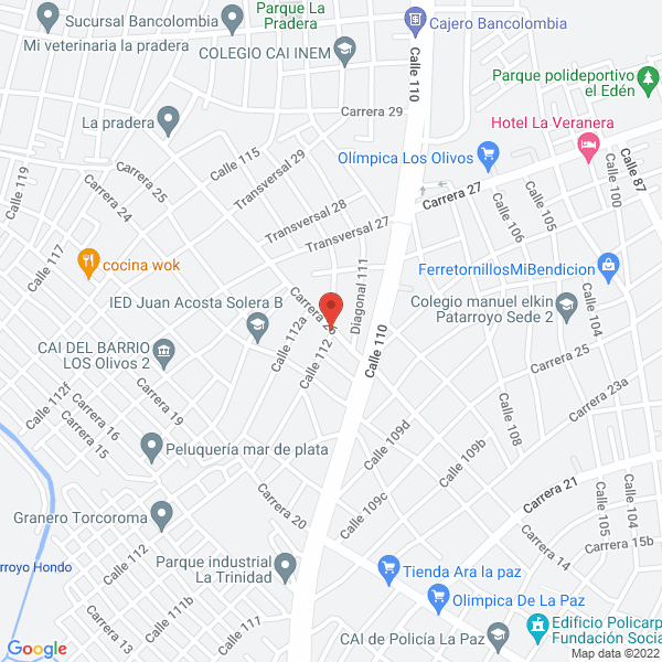 Map of P. & S. Proyectos Ltda.