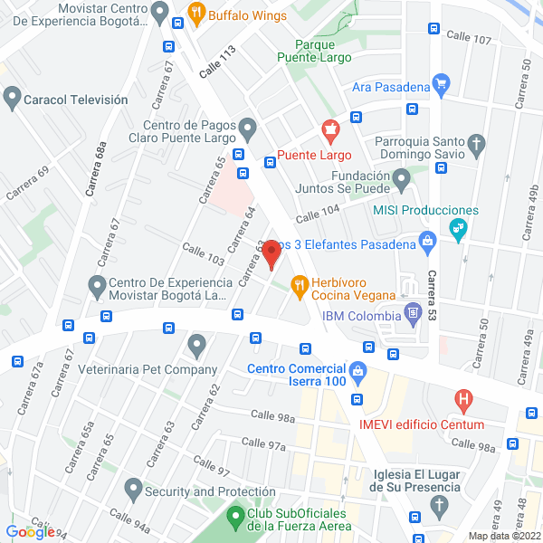 Mapa de P.O Box Internacional Ltda.