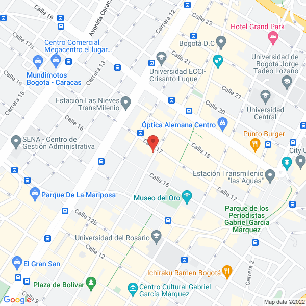 Mapa de Pablo Manosalva Abogados