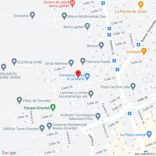 Map of Palas Y Tractores