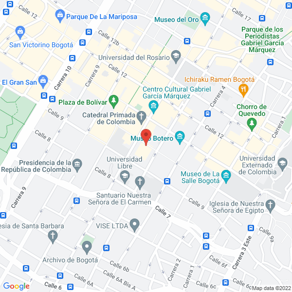 Mapa de Ministerio De Relaciones Exteriores