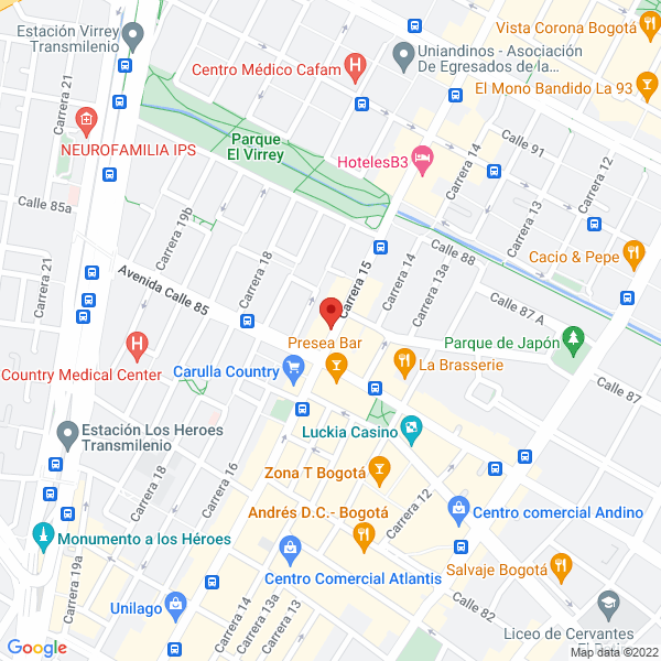 Mapa de Promotora De Negocios Y Consultorias