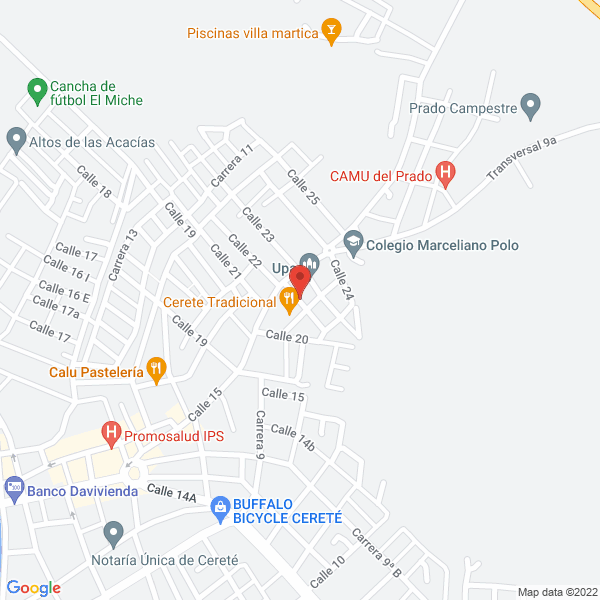 Map of Marmolería Relieves El Carmen