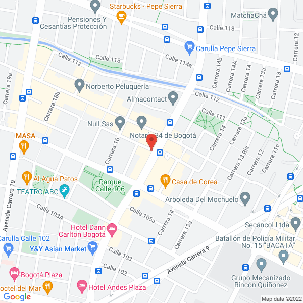 Mapa de Pm Group S.A.S.