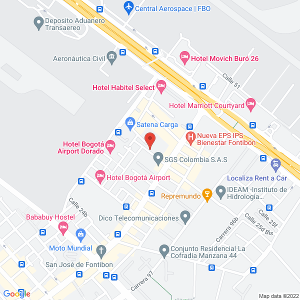 Mapa de Polipropilenos Impresos De Colombia S.A.S.