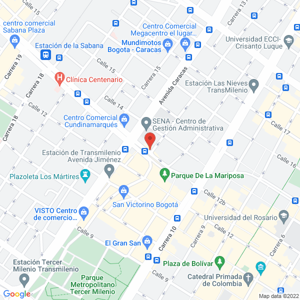 Mapa de Pedraza Moyano Y Cía. S. En C.