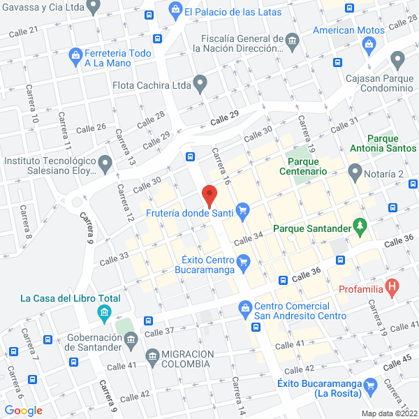 Map of La Bodega Del Tapicero