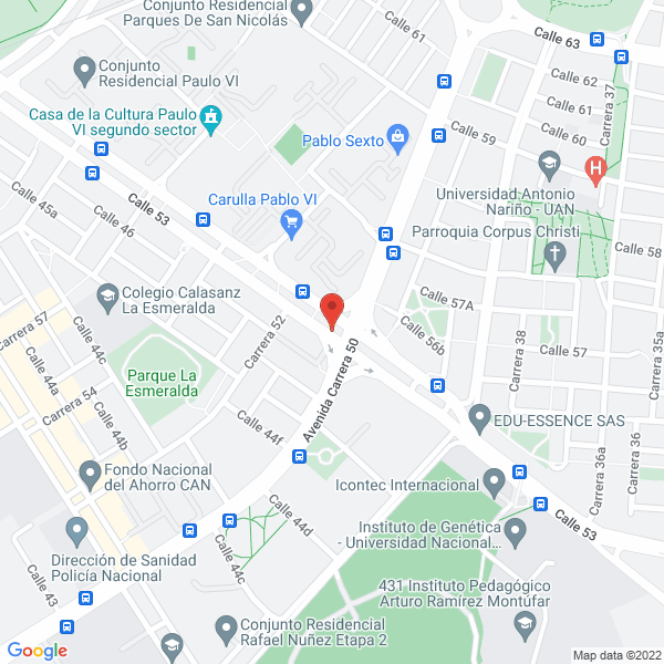 Mapa de Peluquería Y Estética Dago