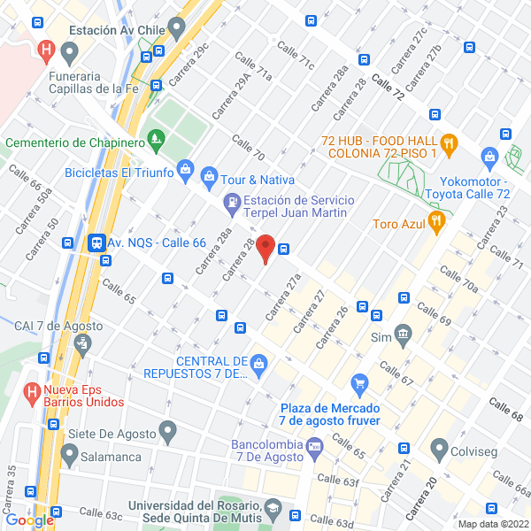 Mapa de Distribuidora Gmn