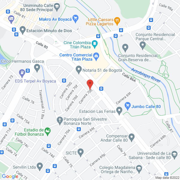 Mapa de Parches Y Accesorios Ltda.