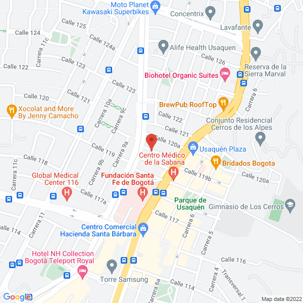 Mapa de Restaurante Pimiento