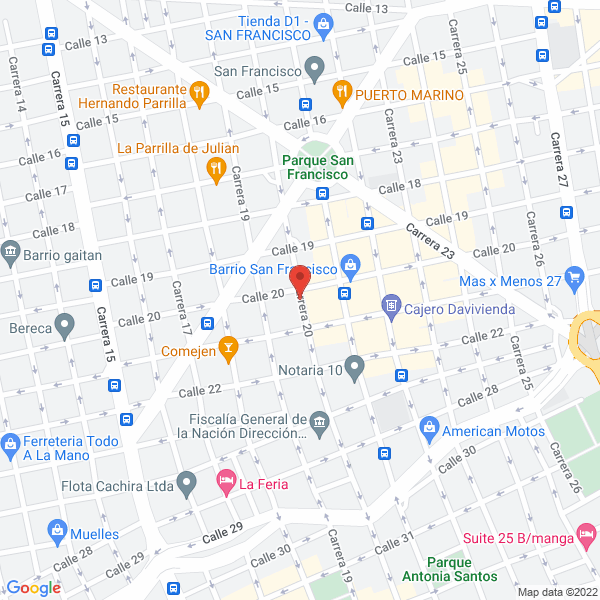 Map of Sazón Duván
