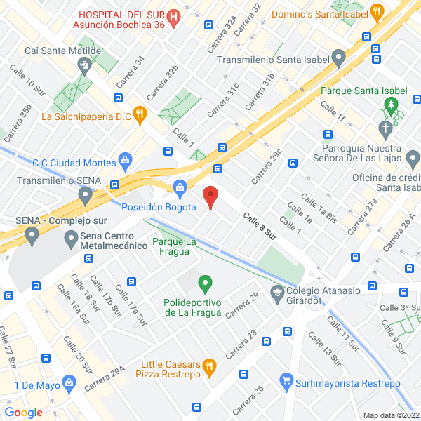 Mapa de Secolttur S.A.S.