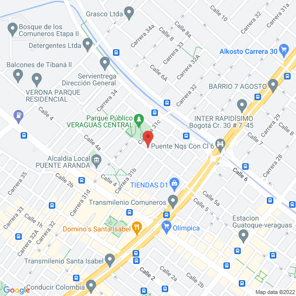 Mapa de Securexa Energy & Fire Ltda.