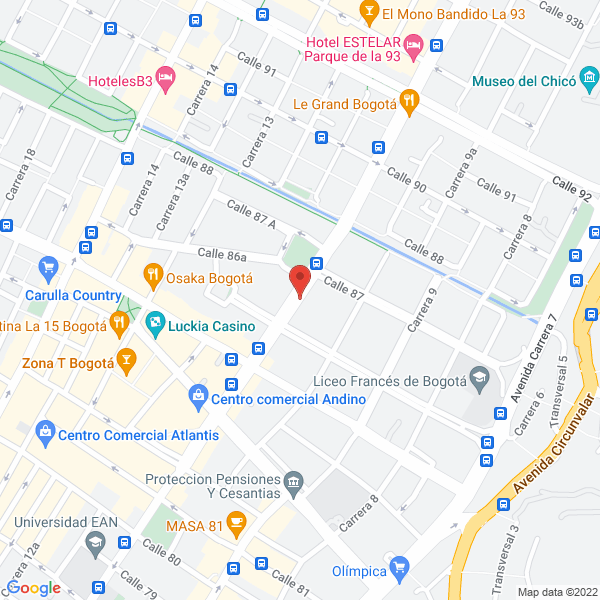 Mapa de Securitas S.A. Corredores De Seguros