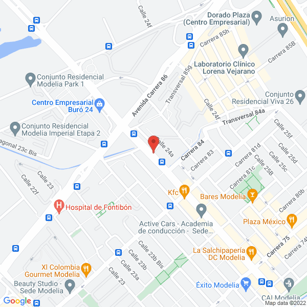 Mapa de Securyty System De Colombia