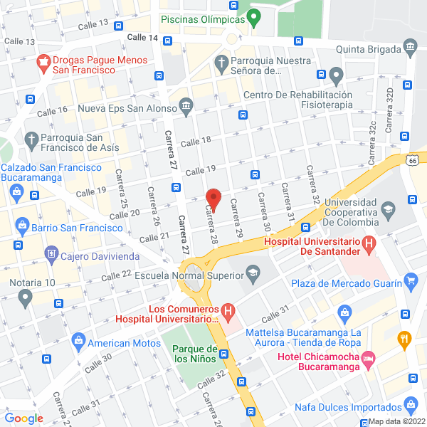 Map of Seminarios Andinos E.U.