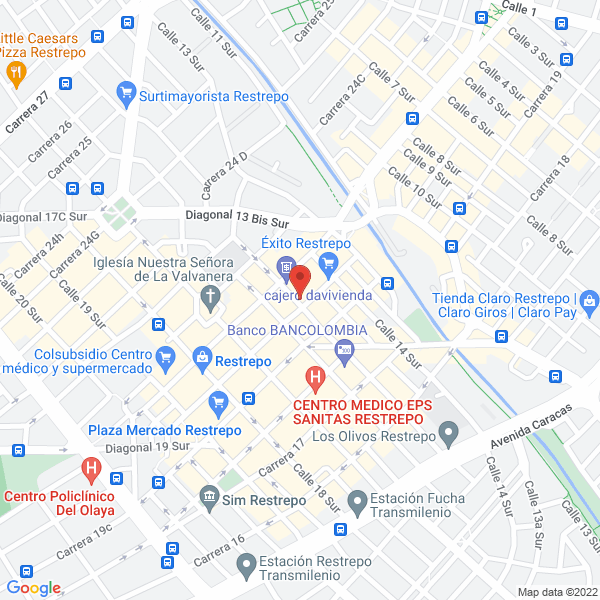 Mapa de Pastelería La Marsellesa
