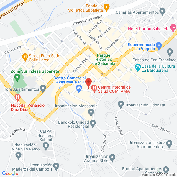Map of Pastelería Maja