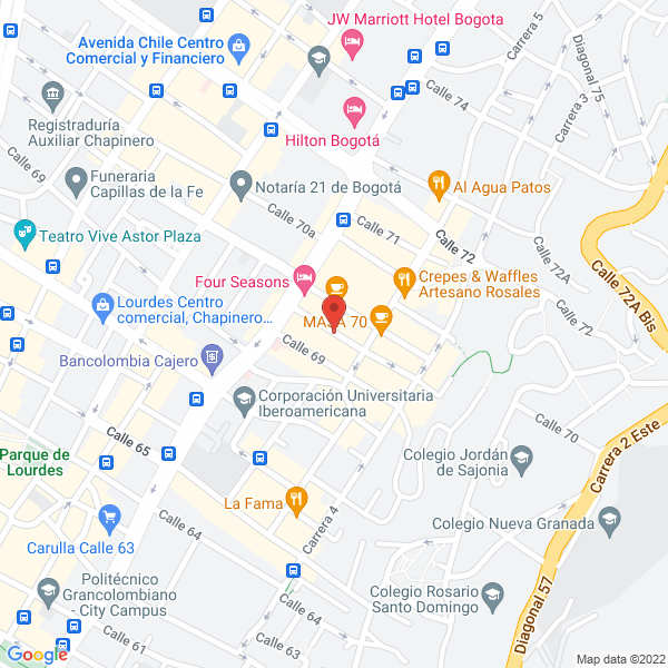 Mapa de Restaurante Criterion