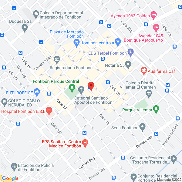 Mapa de Pasteleria Sevilla
