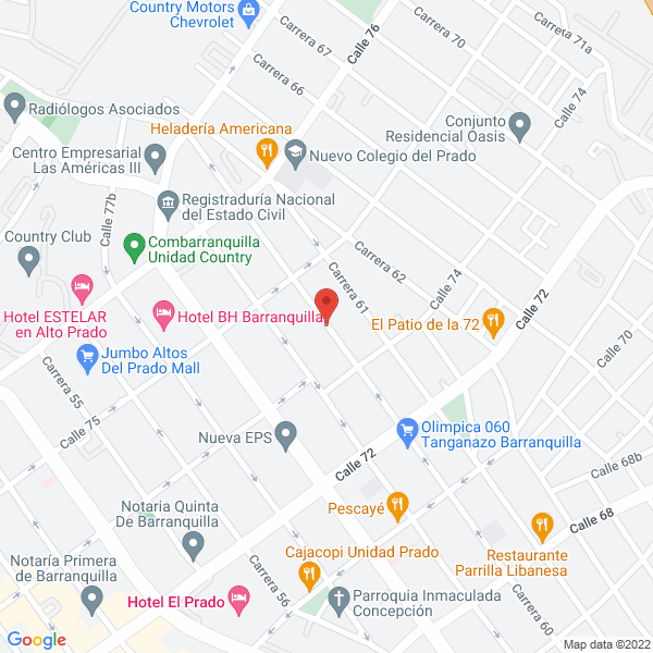 Map of Pasticcería Toscana Ltda.