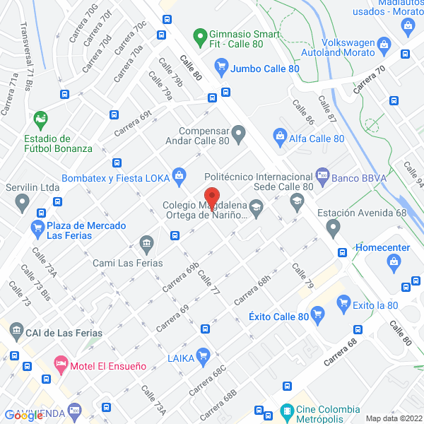 Mapa de Pc Pinturas Cristancho