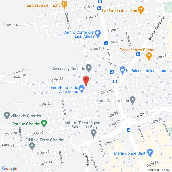 Map of Servicios Y Fijaciones Ltda.