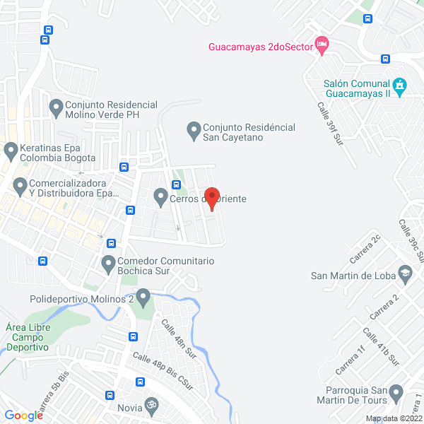 Mapa de Servicios Y Mantenimientos J M Ltda.