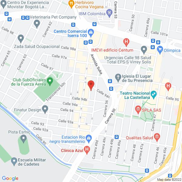 Mapa de Servicios De Limpieza Mantenimiento Y Aseo Servilima S.A.S.