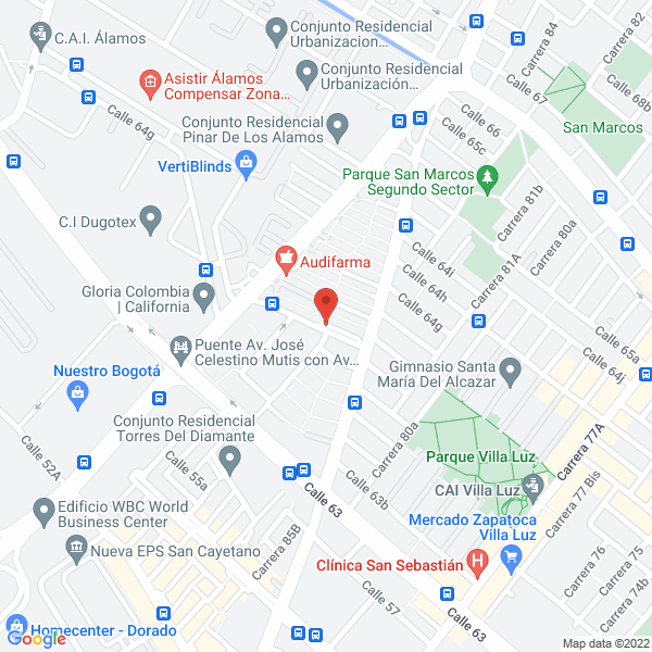 Mapa de Servitécnologica Ltda.