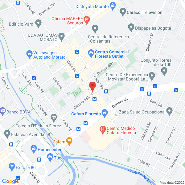Mapa de Shanet Comercializadora De Belleza