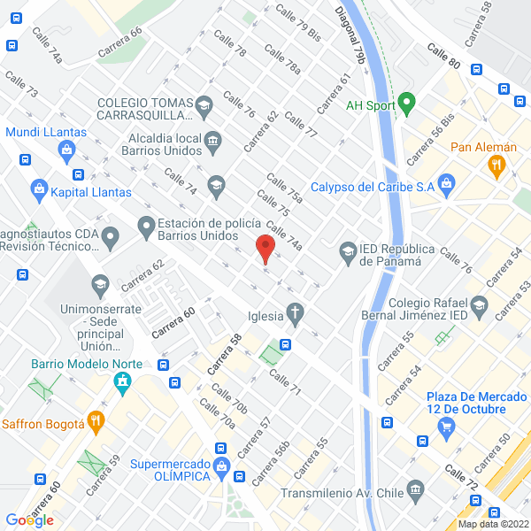 Mapa de Perdomo Business Group S.A.S.