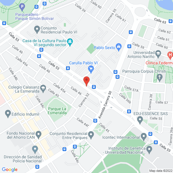 Mapa de Centro Médico Veterinario Pet Hospital