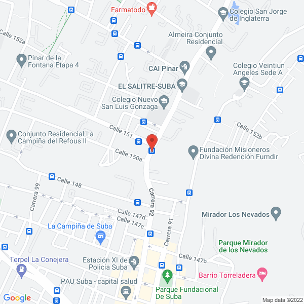 Mapa de Petrocranes Services S.A.S.