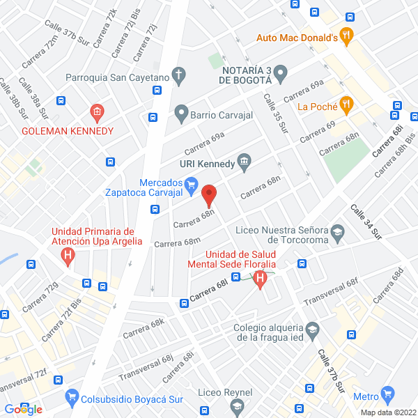 Mapa de Petrolene Ltda