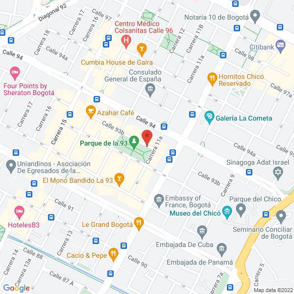 Mapa de Pferd Panamericana S.A.S.
