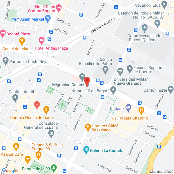 Mapa de Piante S.A.S.