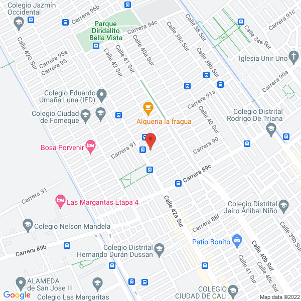 Mapa de Rokola Bar Galileo