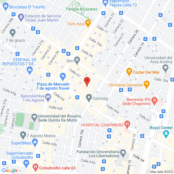 Mapa de Superventanas S.A.S.