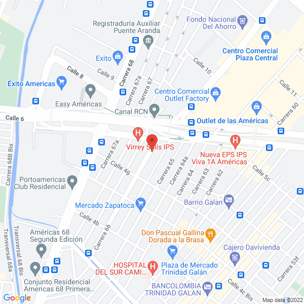 Mapa de Suprisa S.A.S.