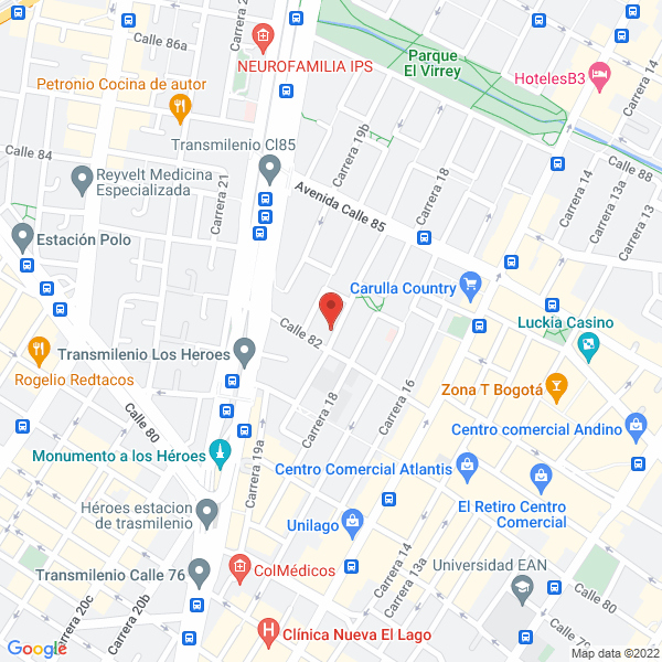 Mapa de Suramericana De Marquillas S.A.