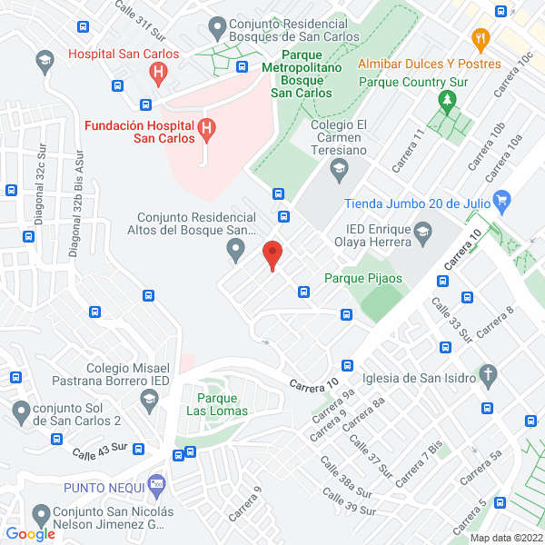 Mapa de Suramericana Multiservicios S.A.S.