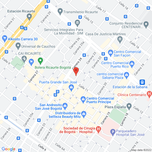 Mapa de Surti Filtros Y Mecanizados Ltda.