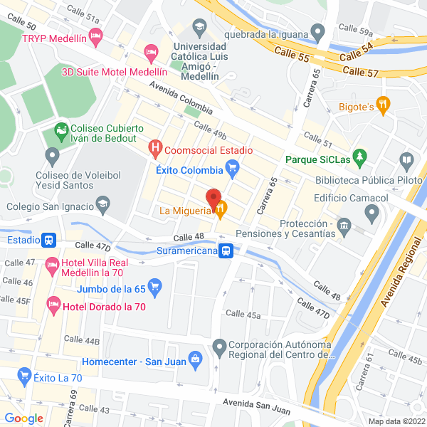 Map of Score Empresarial S.A.S