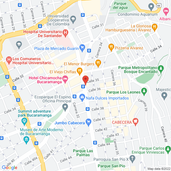 Map of Salsamentaria La Rochela