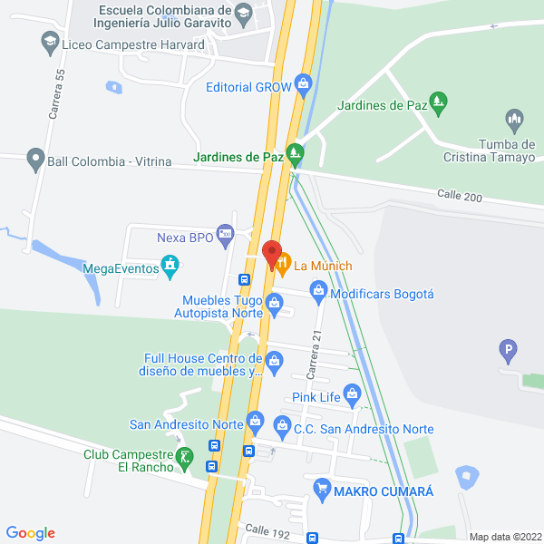 Mapa de Salsamentaria Munich